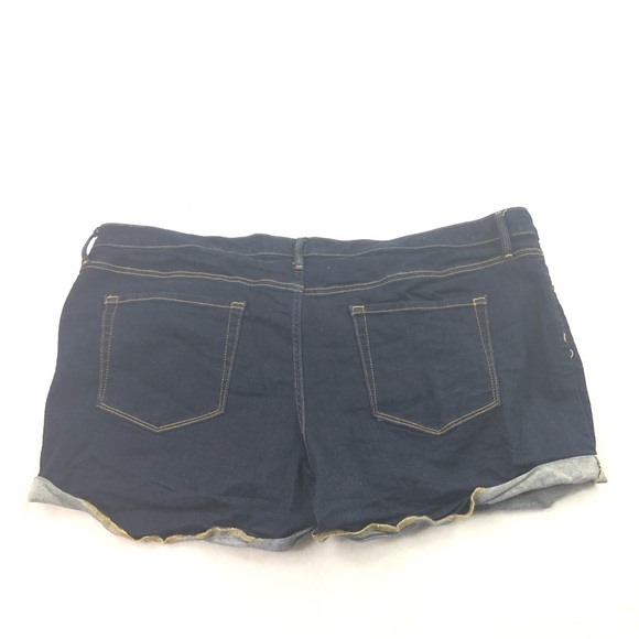 Ava & Viv Women’s Blue Jeans Shorts 24 - Picture 3 of 6